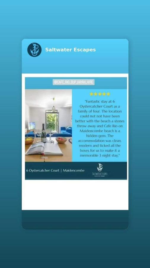 Apartamento Oystercatcher Number 6 , 2 Bedrooms Maidencombe Village *