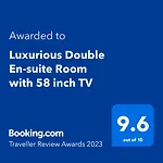 Luxurious Double En-Suite Room With 58 Inch Tv
