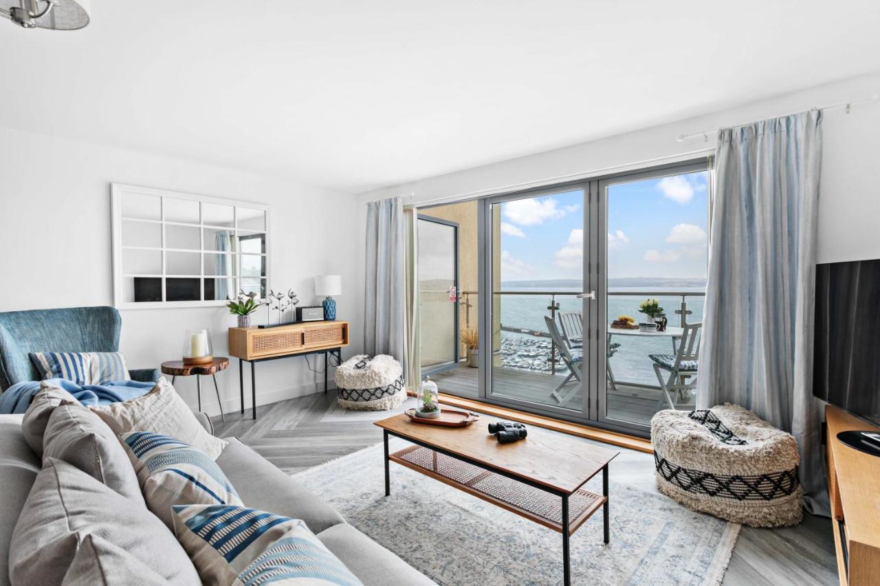 Apartamento A7 Masts - Striking Beach Bolthole With Beautiful Sea Views Private Balcony & Parking Torquay