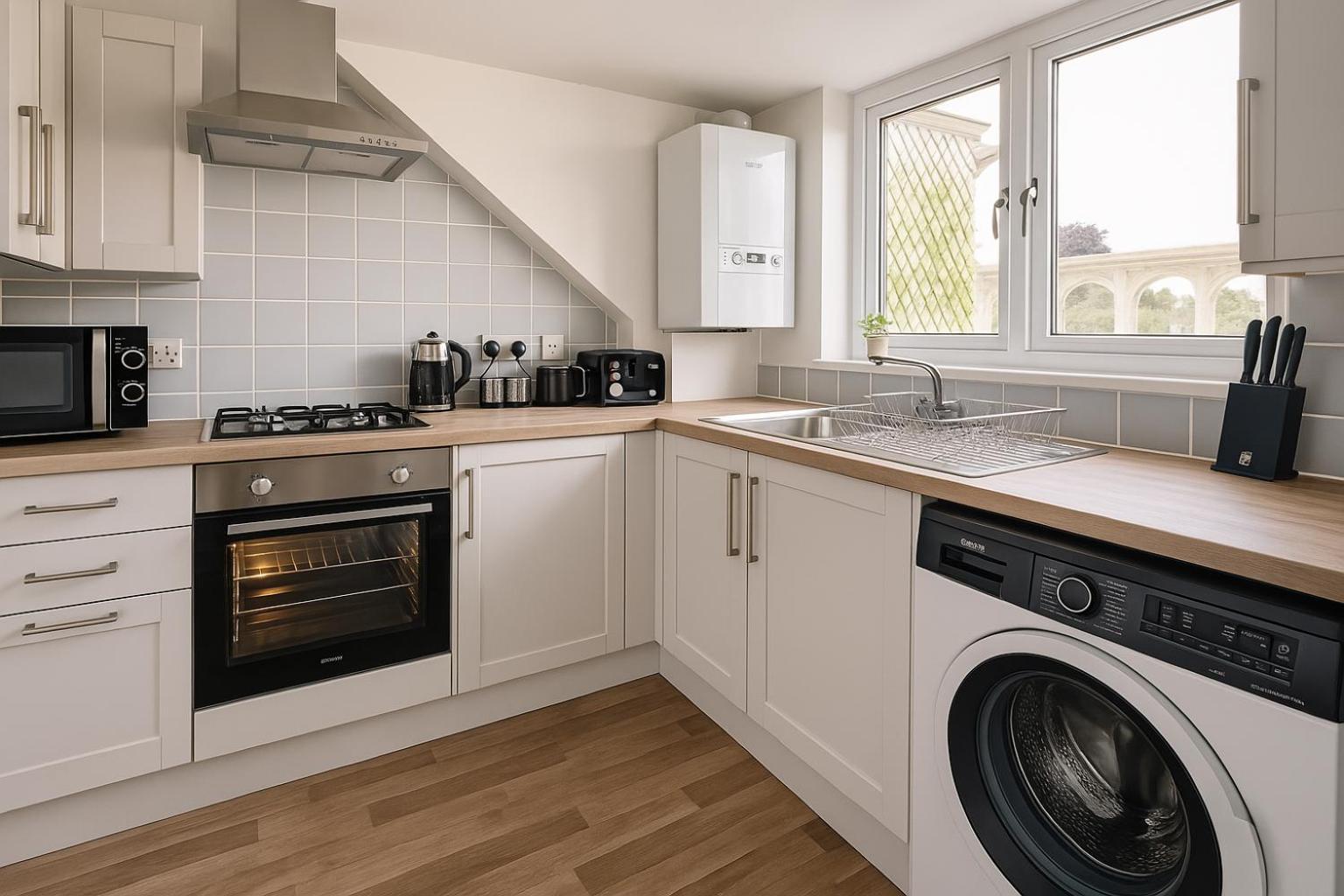 Serviced 2 Bed Pet Friendly Harbour Views *
